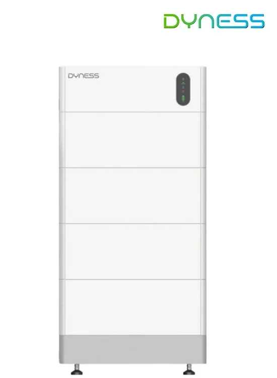 Hier wird der Dyness Tower Pro TP 15 abgebildet. Er besteht aus 4 Batteriemodulen, einer BDU und hat eine Kapazität von15,36 Kilowattstunden