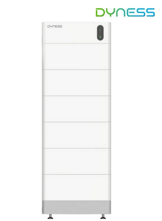 Hier wird der Dyness Tower Pro TP 23 abgebildet. Er besteht aus 5 Batteriemodulen, einer BDU und hat eine Kapazität von 23,04 Kilowattstunden