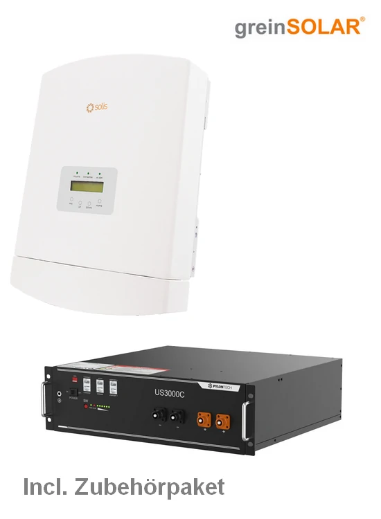 Solis RAI 3 kW und Pylontech US3000 Paket inkl. Zubehör