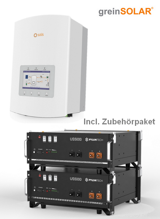 Solis 4,6 kW und Pylontech US5000 Paket