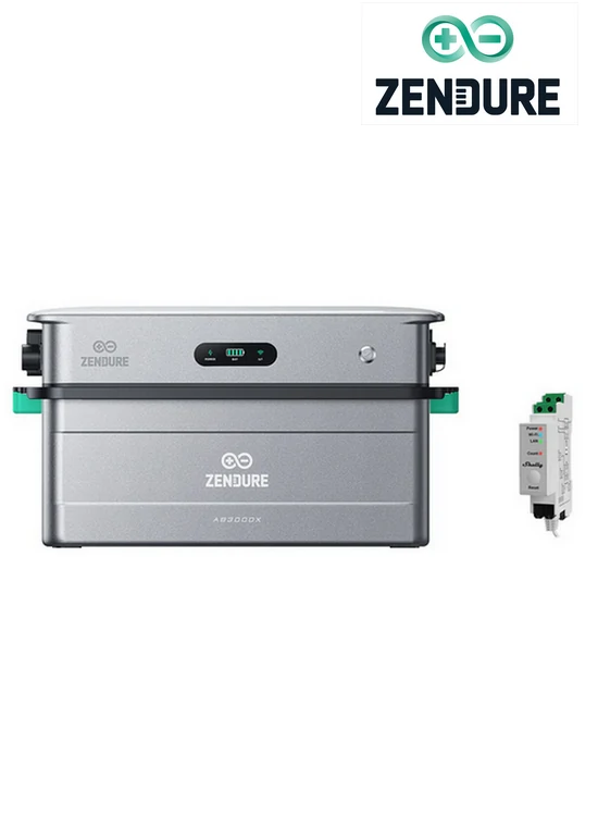 Zendure SolarFlow 2400 Paket mit Shelly Pro 3EM